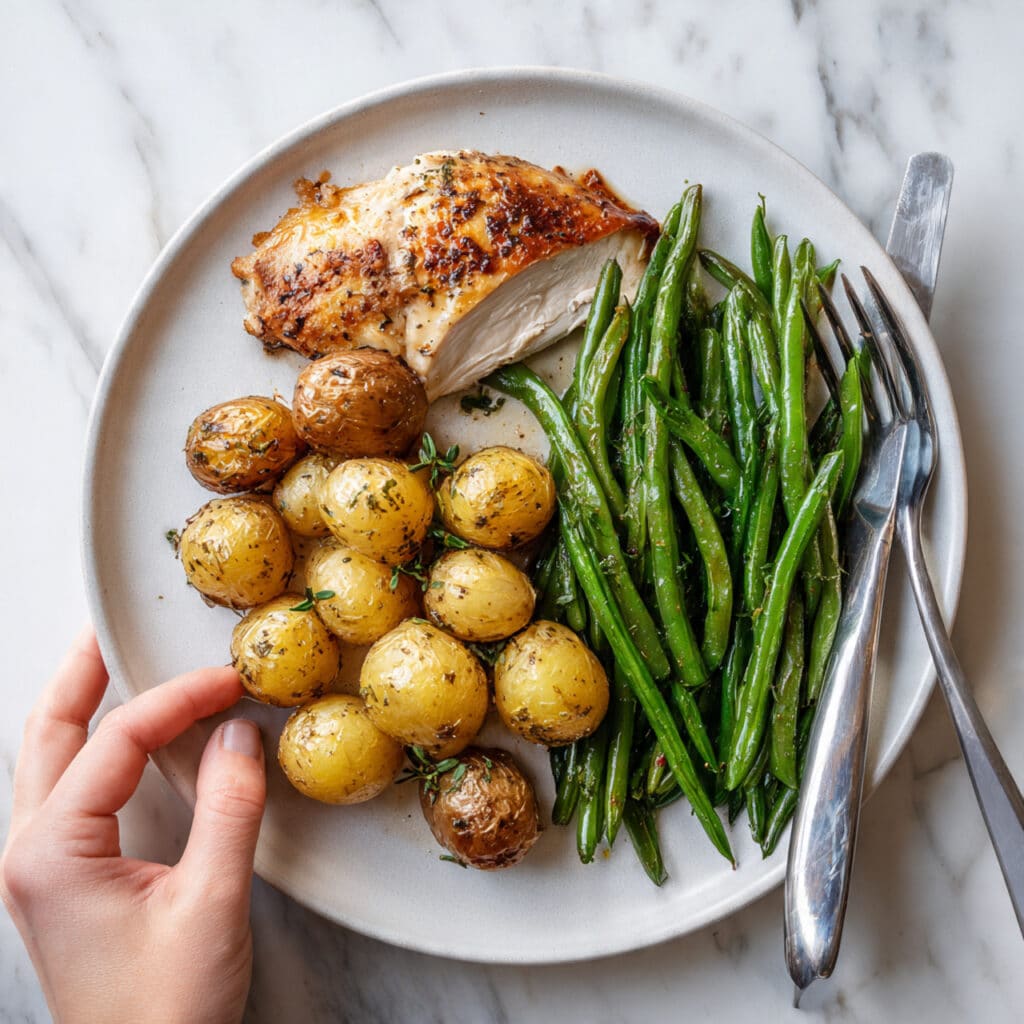 Sheet Pan Ranch Chicken with Potatoes Recipe