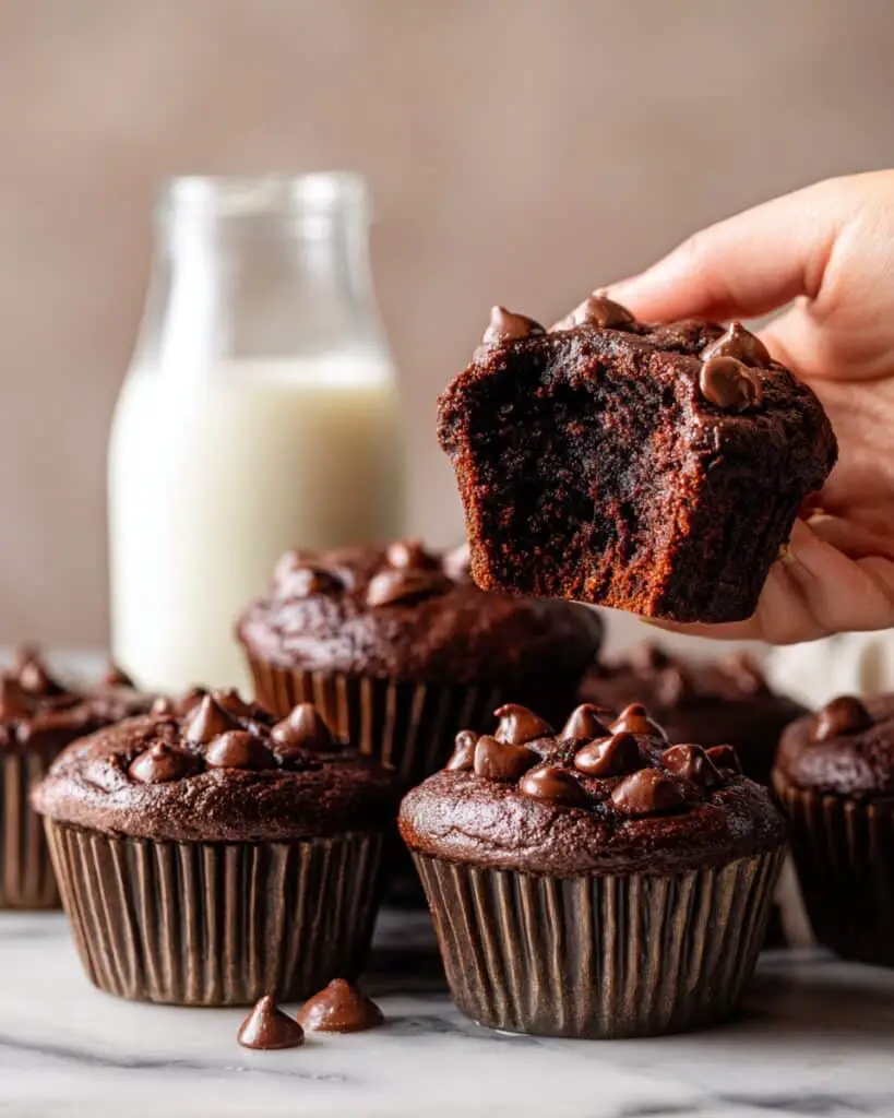 Chocolate Vegetable Muffins Recipe