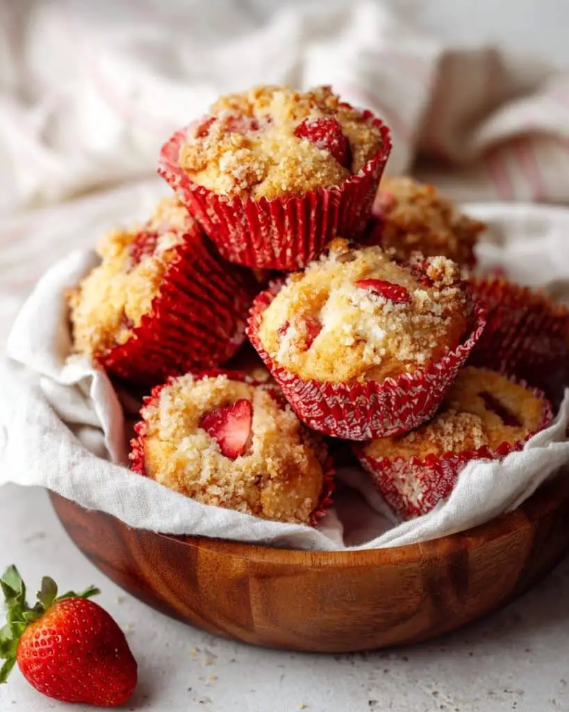 Strawberry Rhubarb Muffins Recipe