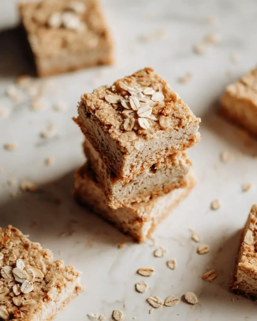 Crispy Peanut Butter Oatmeal Bars Recipe