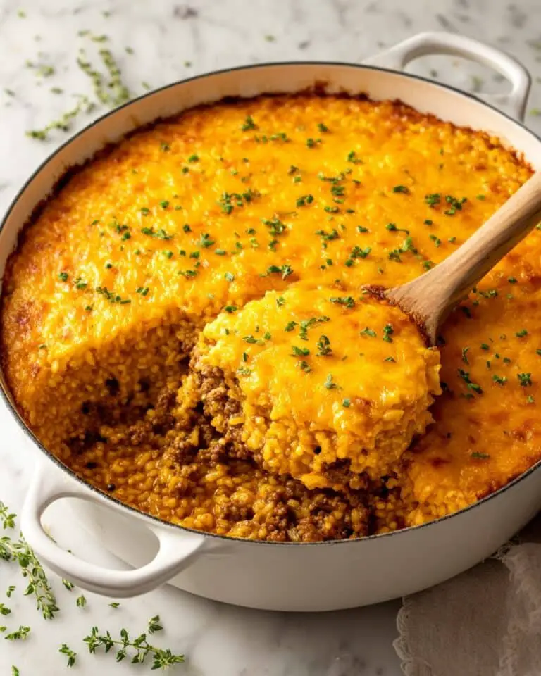 Beef and Cauliflower Rice Casserole Recipe