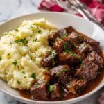 Crock Pot Steak Bites in Garlic Butter Sauce Recipe