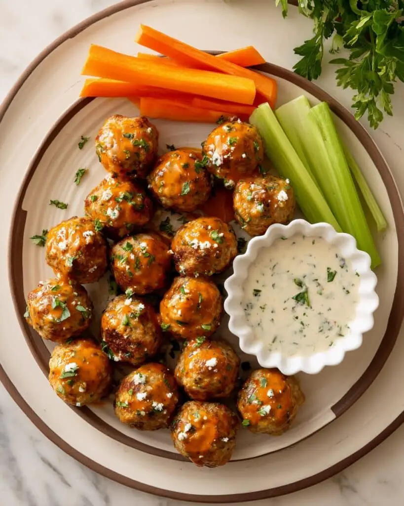 Buffalo Chicken Meatballs Recipe