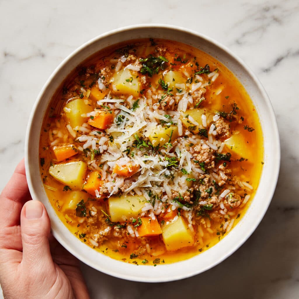 Sausage and Orzo Soup Recipe