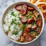 Irresistible Chicken and Andouille Sausage Gumbo with Okra Recipe