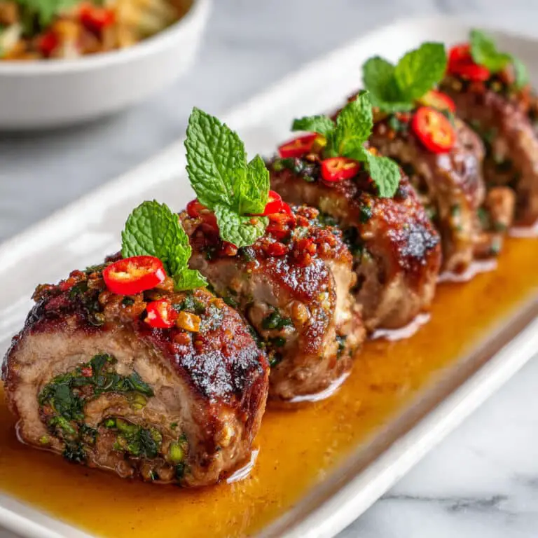 Thai Basil Beef Rolls Recipe