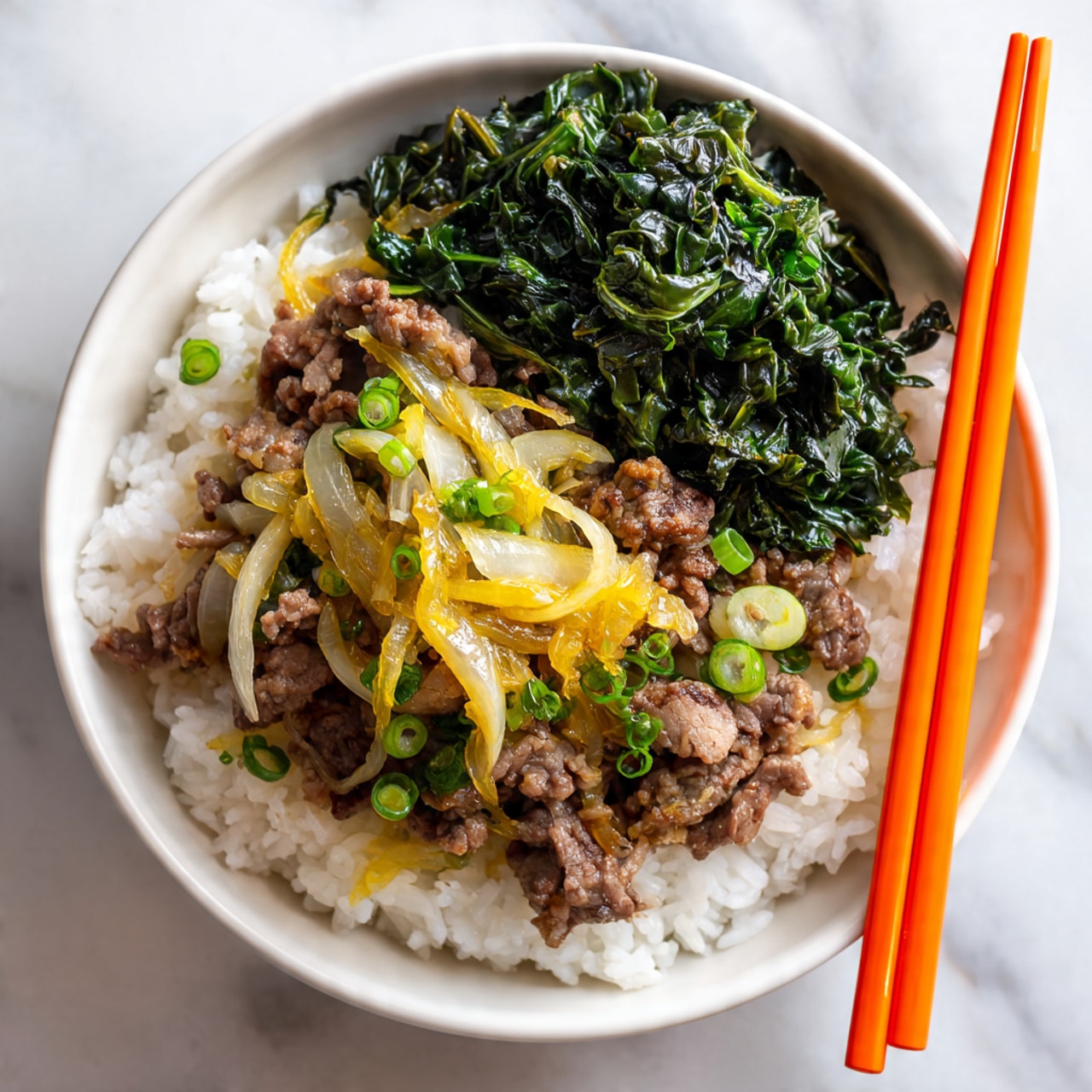 Beef Donburi with Shiso Garlic Soy Sauce Recipe