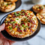 Creamy Bacon Cheddar Bagels Recipe