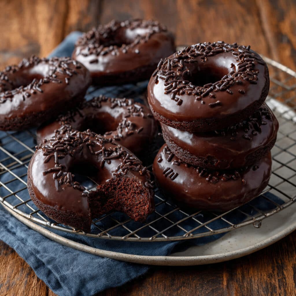 Chocolate Covered Donuts Recipe