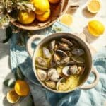 Steamed Clams with Butter and Lemon Recipe