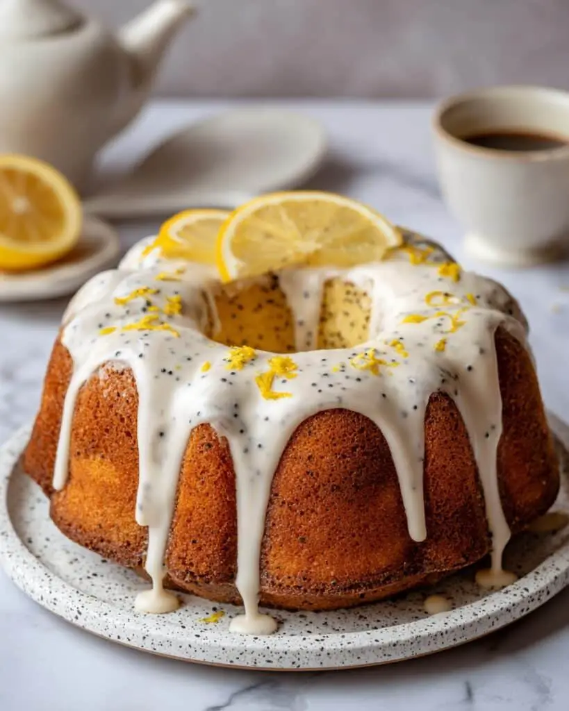 Lemon Poppy Seed Cake (Moist & Zesty) Recipe