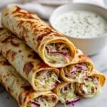 Reuben Stuffed Baked Taquitos Recipe