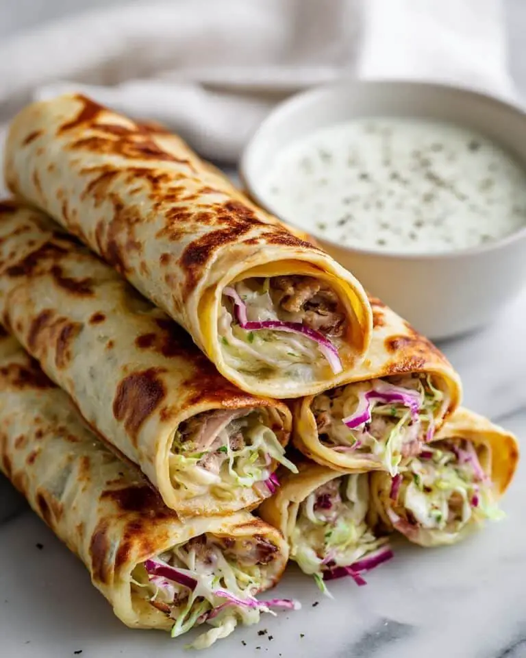 Reuben Stuffed Baked Taquitos Recipe