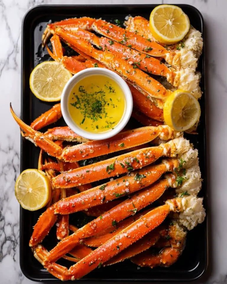 Oven-Baked Crab Legs with Garlic Butter Recipe