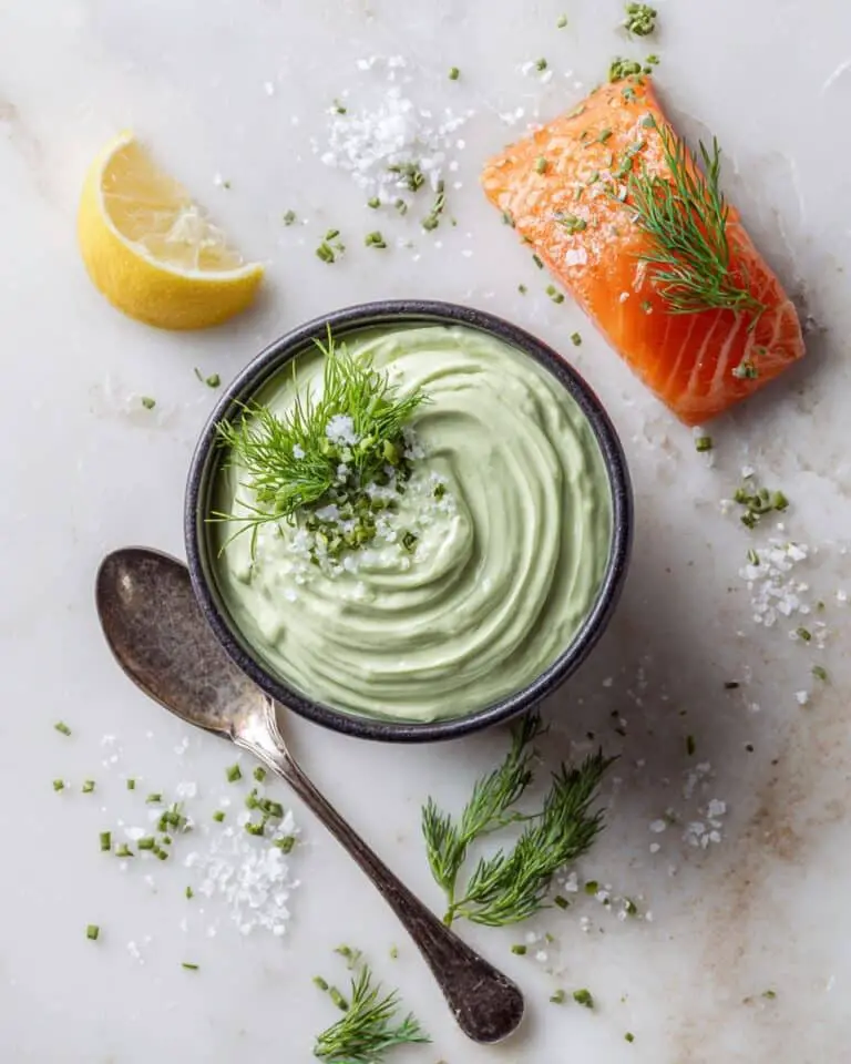 Gordon Ramsay Creamy Dill Sauce for Salmon (2-Minute Blender Method) Recipe