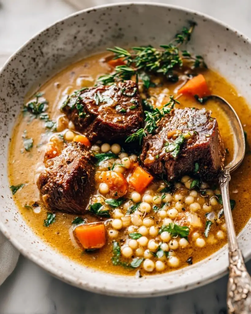 Beef Barley Soup Recipe
