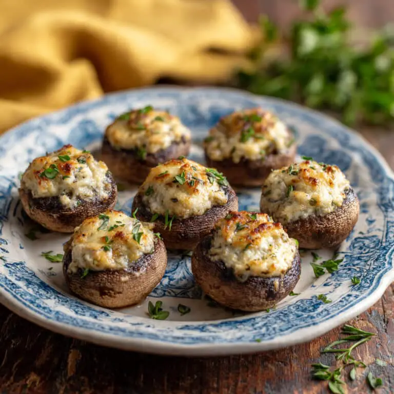 Crab Stuffed Mushrooms Recipe