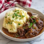 Crock Pot Steak Bites in Garlic Butter Recipe
