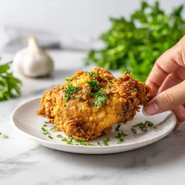 Crispy Italian Chicken with Garlic Butter Sauce Recipe