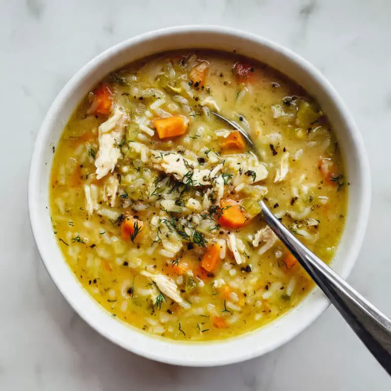 Mediterranean Lemon Chicken Soup Recipe