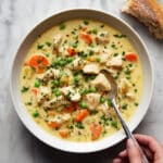 Savory Turkish Chicken in Creamy White Sauce Recipe