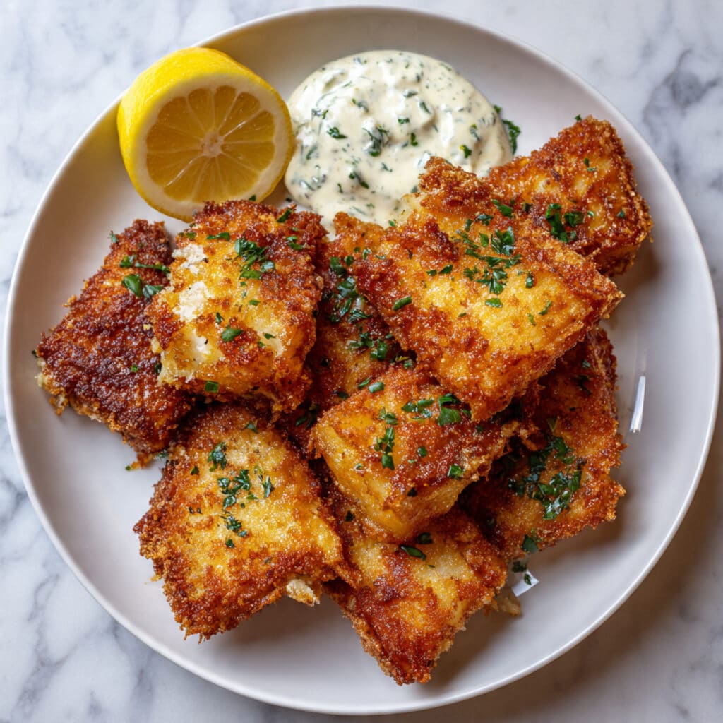 Lemon Butter Fish Bites Recipe