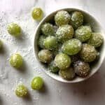 3-Ingredient Healthy Sour Candied Frozen Grapes Recipe