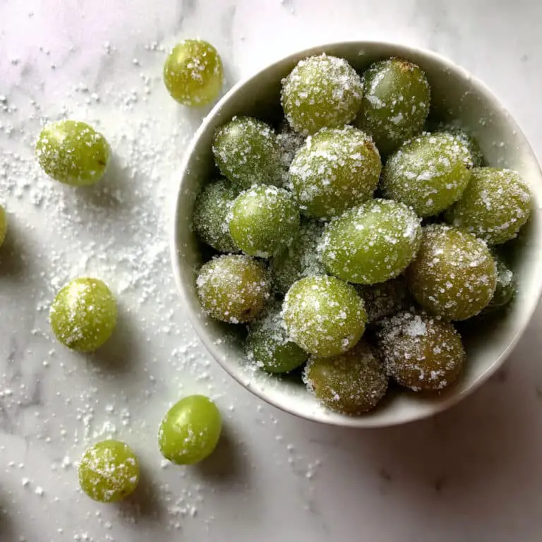 3-Ingredient Healthy Sour Candied Frozen Grapes Recipe