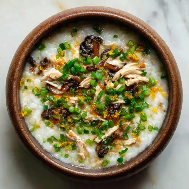 Salmon & Shiitake Mushroom Congee: Nutritious & Flavorful Recipe