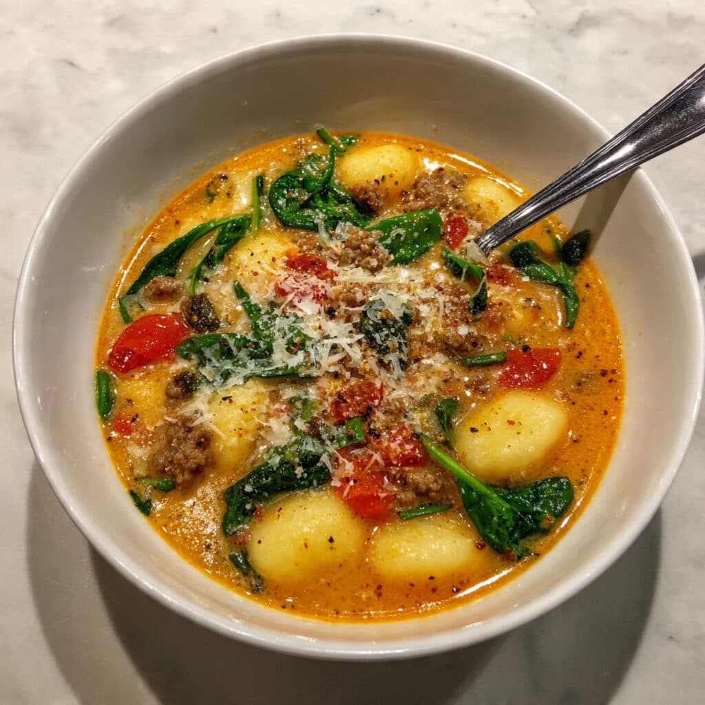 Sausage and Gnocchi Soup Recipe
