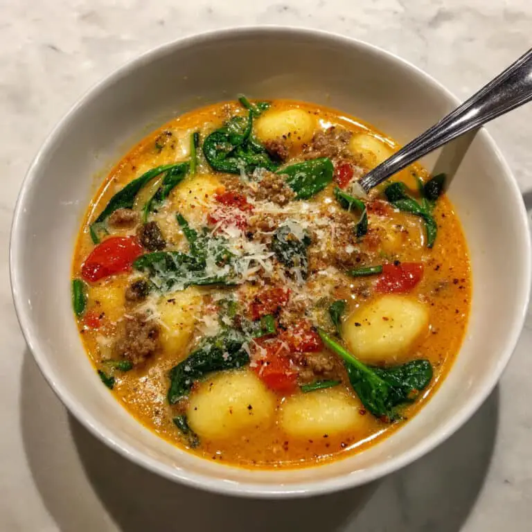 Sausage and Gnocchi Soup Recipe