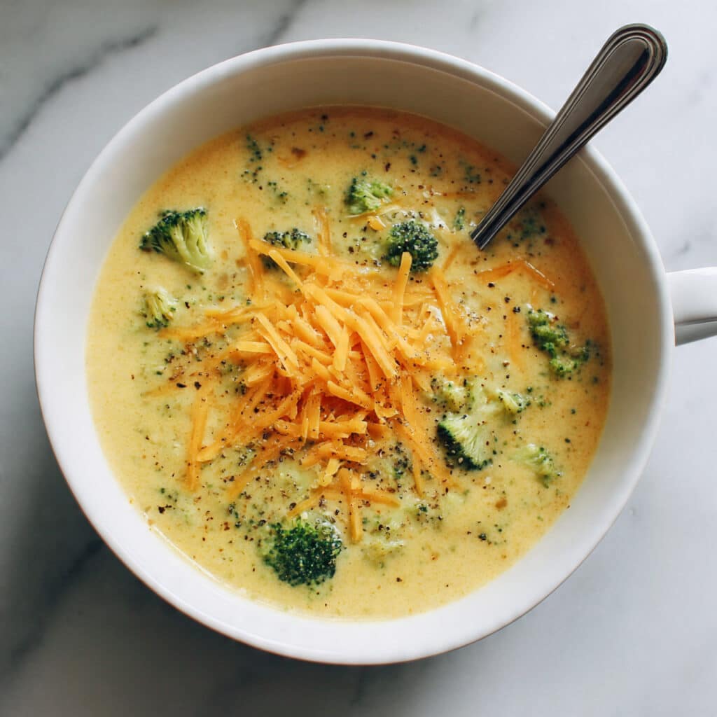 Broccoli Cheddar Potato Soup Recipe