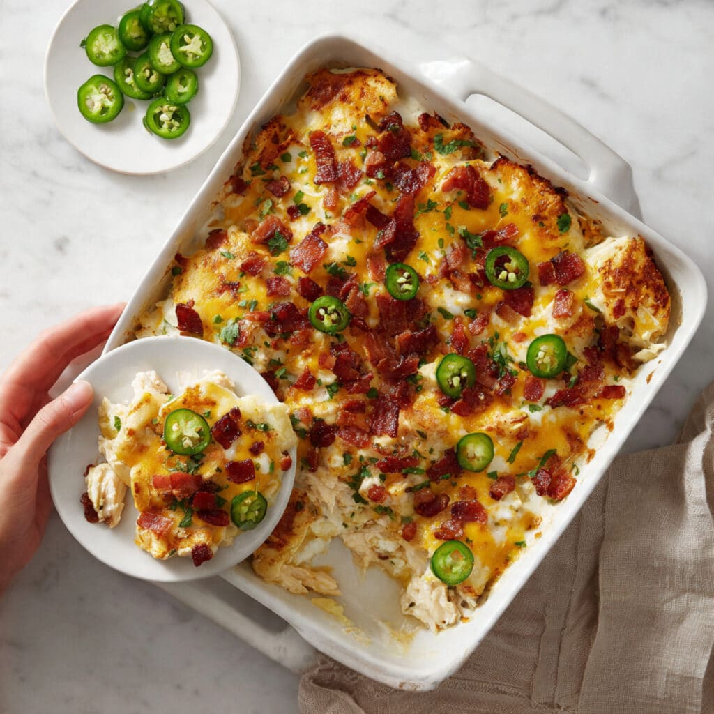 Jalapeño Popper Chicken Casserole Recipe