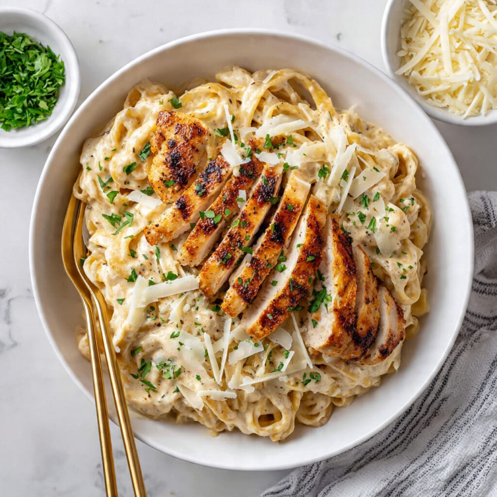 The Easiest Chicken Alfredo Recipe