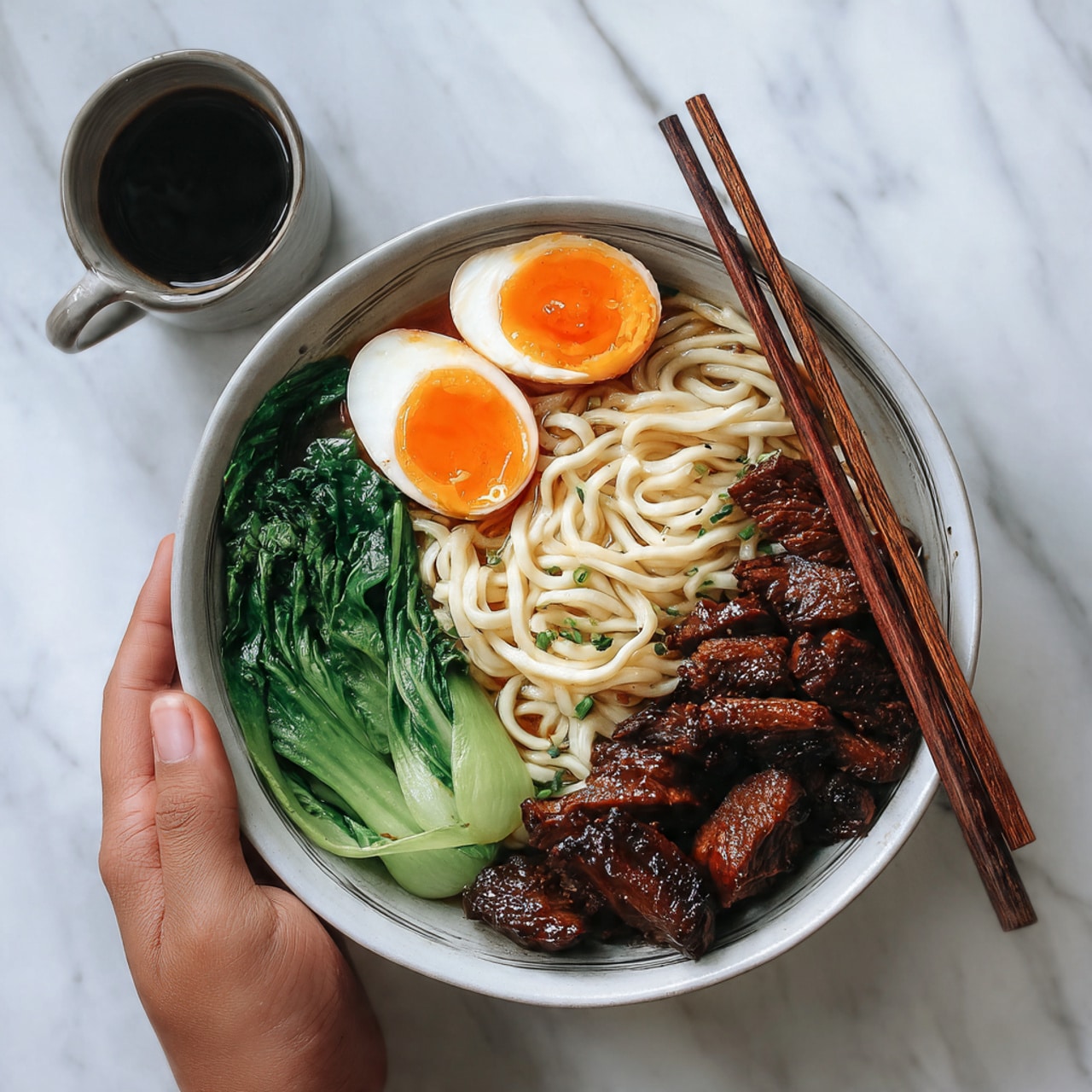 Rich Belly Ramen with Soy Eggs Recipe