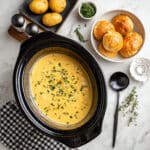 Slow Cooker Potato Leek Soup Recipe