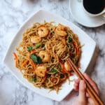 Fragrant Shrimp Scallion Oil Lo Mein Recipe