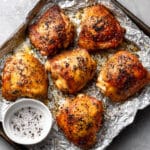 Crispy Baked Chicken Thighs Recipe