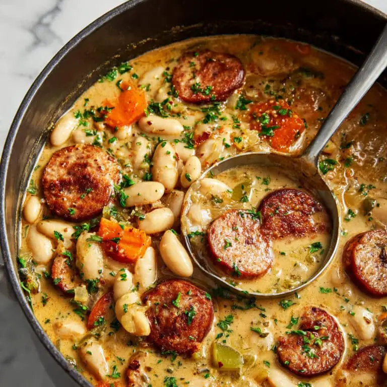 Creamy Sausage and Bean Soup Recipe