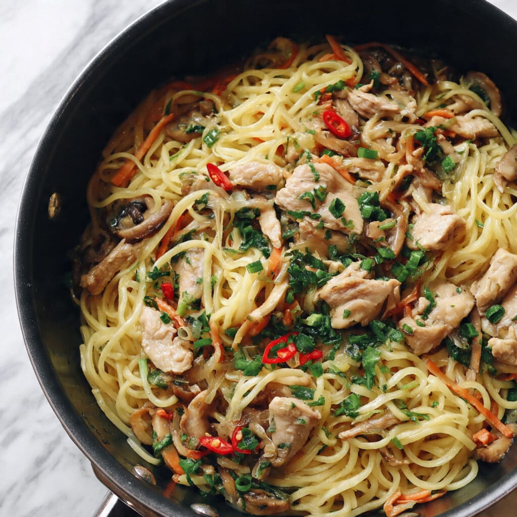 Gluten-Free Chicken Lo Mein Recipe