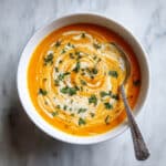 Creamy Roasted Butternut Squash Soup with Warm Spices Recipe