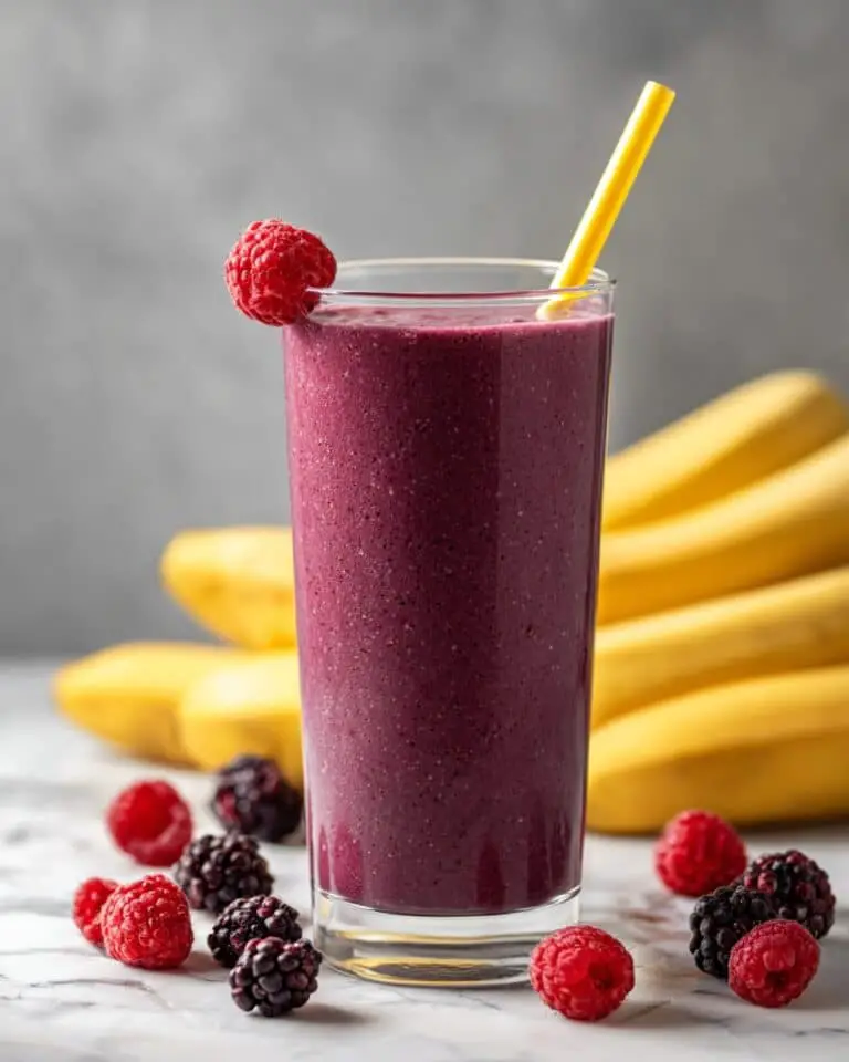 Classic Banana Berry Smoothie Recipe
