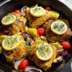 Zesty Mediterranean Lemon Chicken with Artichokes and Olives Recipe