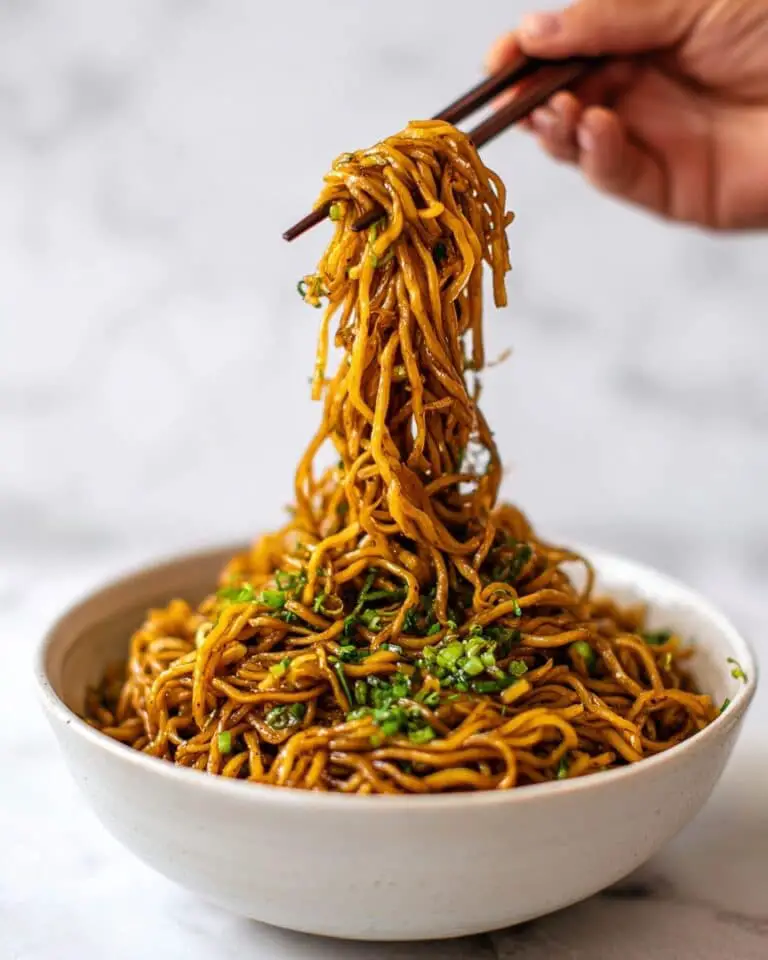 Traditional Wuhan Hot Dry Noodles (Vegan Version) Recipe