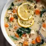 Greek Chicken Soup with Lemon and Orzo Recipe