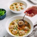 Italian Meatball Orzo Soup Recipe
