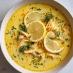 Avgolemono Greek Lemon Chicken Soup Recipe