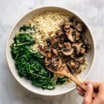 Spinach and Mushroom Orzo Recipe