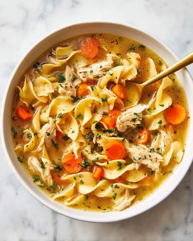 Spicy Chicken Soup with Tender Chicken and Aromatic Spices Recipe