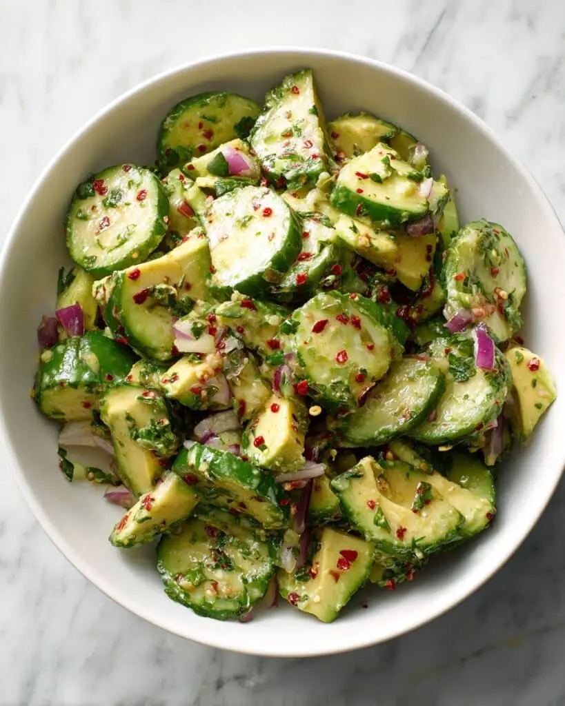 Avocado Cucumber Bites Recipe
